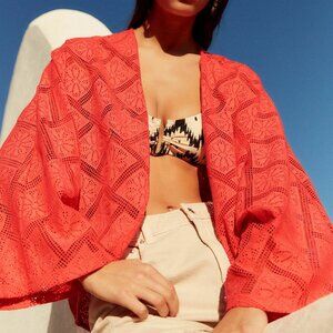 ☀️SUMMER SALE!☀️ NEXT DIRECT CORAL PINK CARDIGAN / COVER UP - BNWT - SZ XL